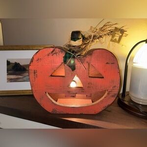 Vintage light up jack o’ lantern pumpkin